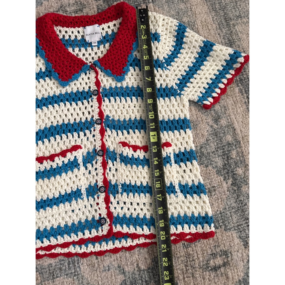 Hunter Bell Kate Top Cardigan Sweater Size XS Excellent Condition Worn Once - Picture 6 of 7